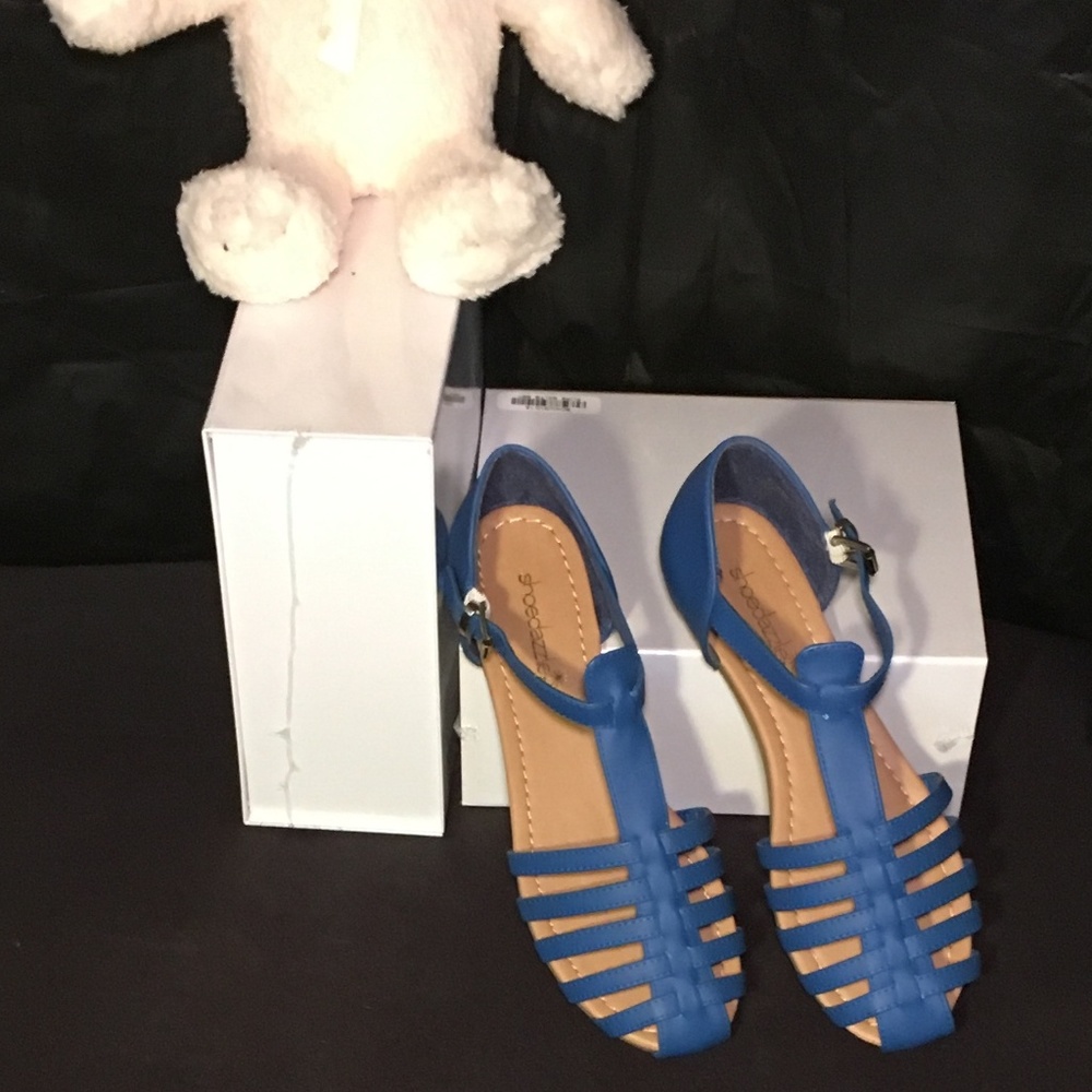 Diem Blue (navy) by shoedazzle size 7 1/2 M - Picture 2 of 4